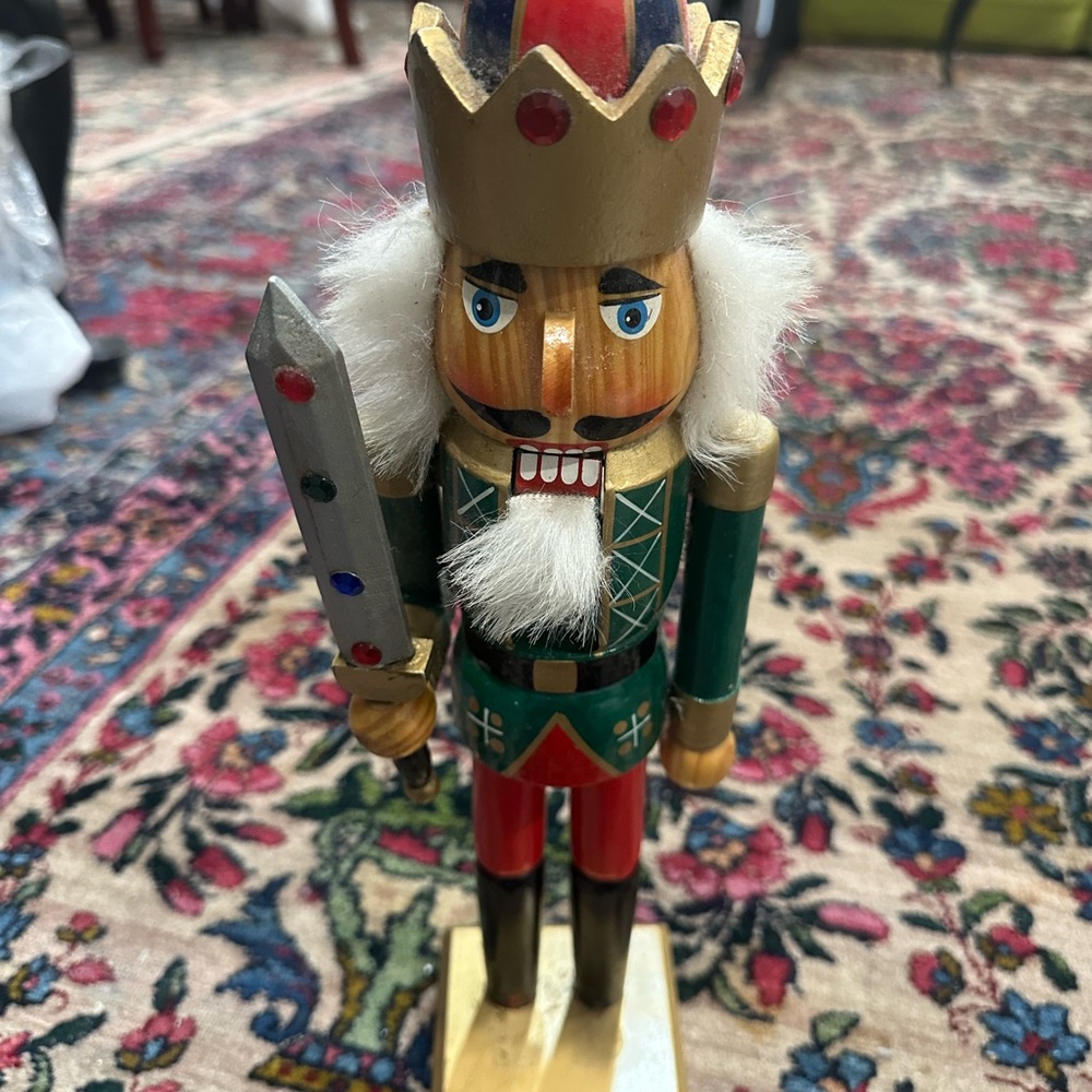 Colorful Wooden Nutcracker Figurine